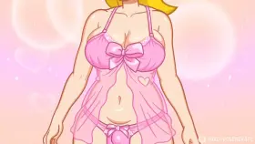 Peach also playing with herself. (Hard-Degenerate)