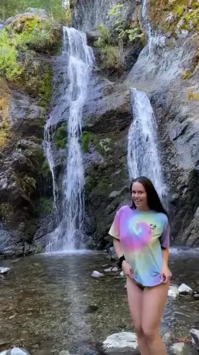 How would you like to run into me like this at the falls?