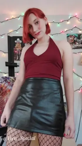 Would you like to get under my skirt?
