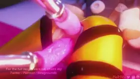 Tracer squirting by dildo machine. Made by meltrib