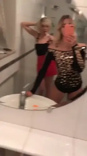 Flash in the restroom