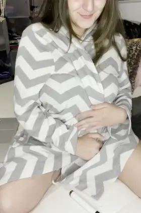 Did you guess what I was hiding under my robe? 😜