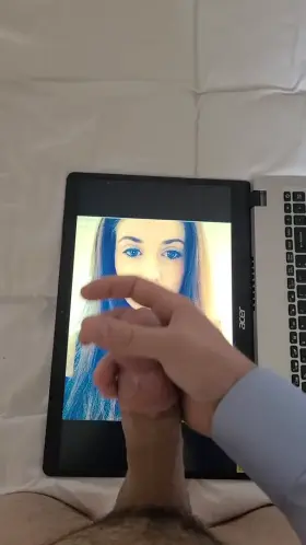 M31. OC. This cumslut made me shoot so hard! If only it was on her actual face.