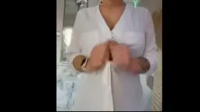 Setting Her Tits Free