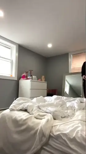 Got her angles wrong while changing