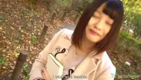 Cutie Japanese amateur Nana Okamoto in our hotel room