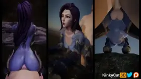 Kai’sa gets fucked multiple view (KinkyCat3D) [League of Legends]