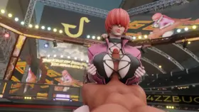Shermie - tit fuck grab technique for a guaranteed win (J4zzBug) [The King of Fighters]