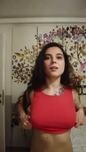 Nobody can resist playing with boobs