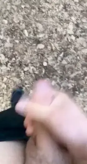 jerking off outdoors