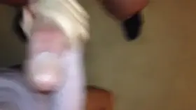 Young girl on knees sucking daddy (OC)