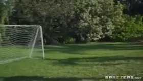 Ebony Soccer Milf Gives Coach A Sneaky Blowjob