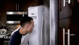 Getting something better than ice-cream from my mom