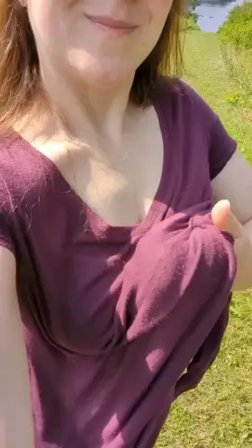 a hike and some boobs