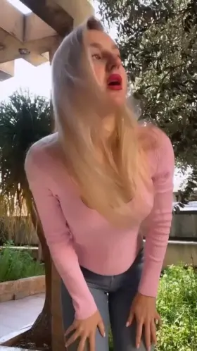 flashed my tits in my parents garden so all my neighbours could see hehe