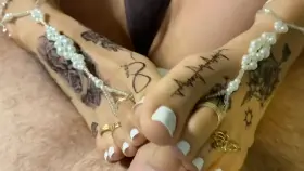 ❤️🦶🏻TinyTootsies🦶🏻❤️ Tattooed Footjob ❤️ Barefoot Sandals ❤️ https://onlyfans.com/tinytootsiex ❤️