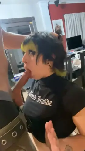 Blowjob Emo Face Fuck Porn GIF by itztweek I fr want this