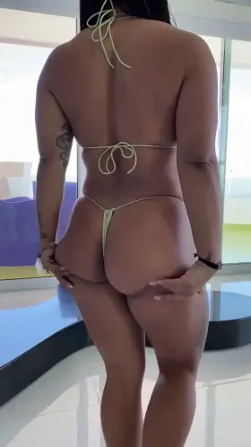 My new micro bikini barely covers anything, and I love it