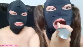 Just because you're puking chunks of french-fries and burger all over your laptop, phone and panties does NOT mean you can't have a good time with your step sister.