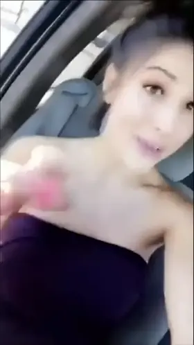 Sloppy dildo blowjob