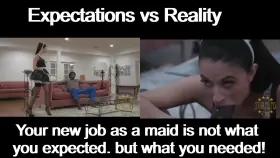 Expectations vs reality of being hired as a maid!