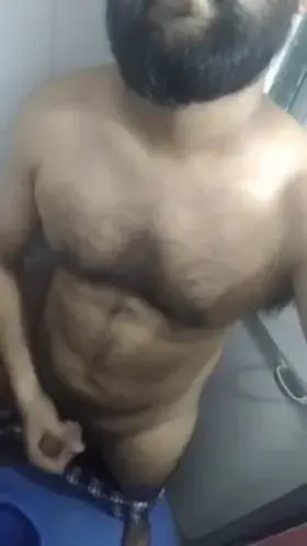 Dont just focus below, come play with my hairy chest and feel my beard when i lick ur...