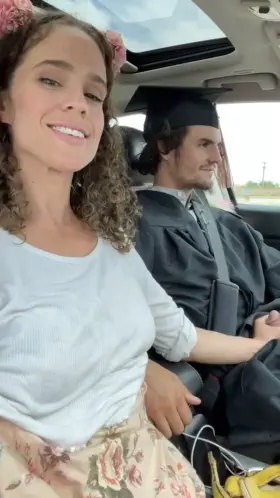 My sweet boy deserves a nice handy after graduating! Thank goodness his friend was passed out and didn’t see us.. [MFM] MILF