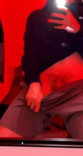 my cock popping out of my shorts