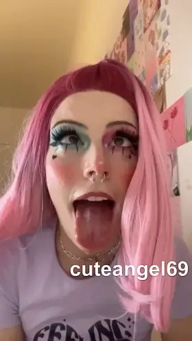 aftermath after a face fuck ^.^