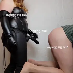 Close your eyes and think of my cock in your ass