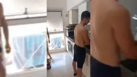 I was doing the dishes and the bitch couldn't resist the urge 🔥