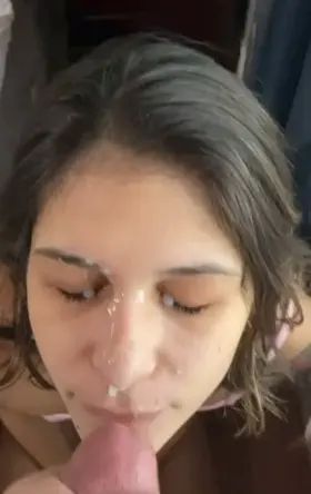 My reward after giving him a long sloppy BJ 💦