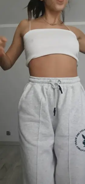 My ass is drowning in these pants but I hope it's not that small for you 🥺