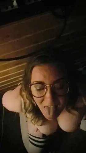 My cum makes her so happy