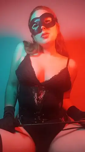 [Domme] What a poor excuse of a man! If you want to serve me you'll have to prove your worth!