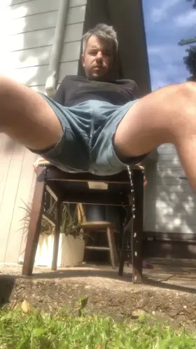 Pissing my pants in the open, I love the risk of being caught