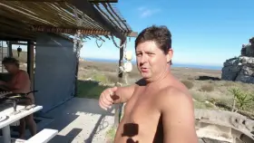 Naked fun at Khwa ttu in the West Coast