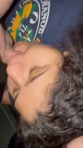 Wish I had a bigger cock to gag her with 😈😈😈