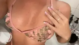 “Getting ready for a bath🥰 You wanna join, daddy? Message for more info;)