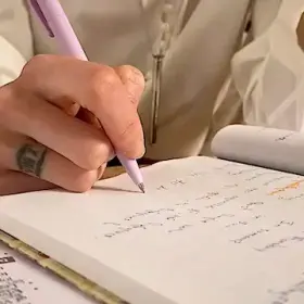 Blonde Russian Nancy gets horny after studying