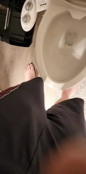 Almost didn't make it.... MOANING with relief