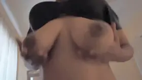 Bhabhi material showing tits while riding