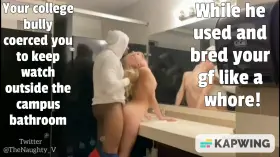 Lol you're the security guard for their love, and also their love child. You're replaceable, so just obey and know your place