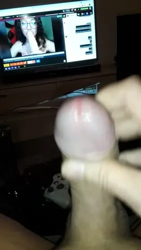 Cumtribute for naughty camgirl