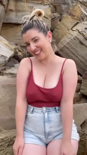 I like to give my boobs some ocean air 😋 (35f)