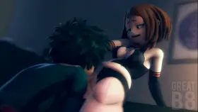 Futa Uraraka oral Domination (GreatB8) [my hero academia]