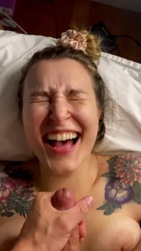 He always cums so so much