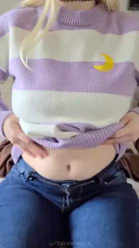 Debated posting this because my belly is really showing in this one, but at least I'm soft 💕