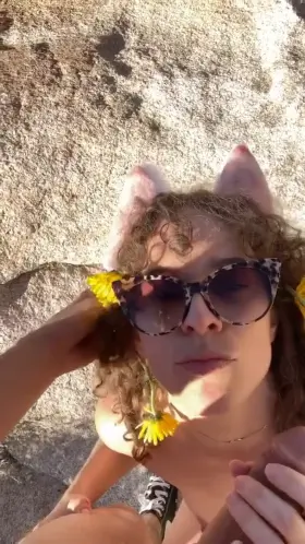 Reunited with my friends fiancé in the great outdoors, for some fact time. Gosh she great! Should I tell him?[fm]