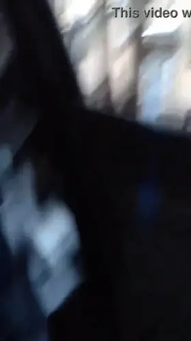 horny couple fuck in the middle of the street but they start recording them and they have to go!